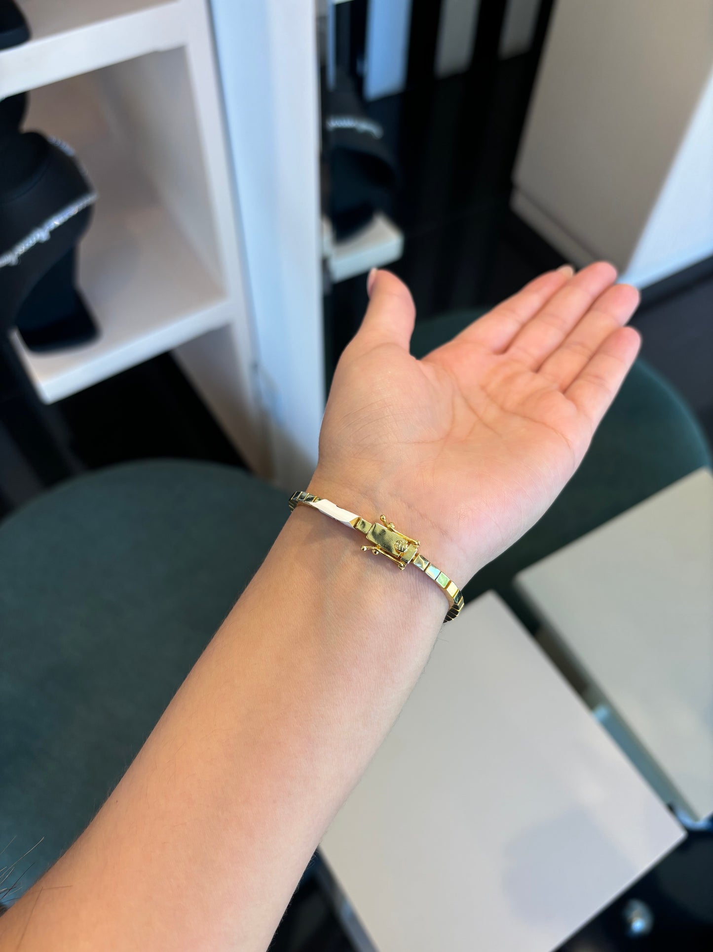 Pulsera gold zirconia