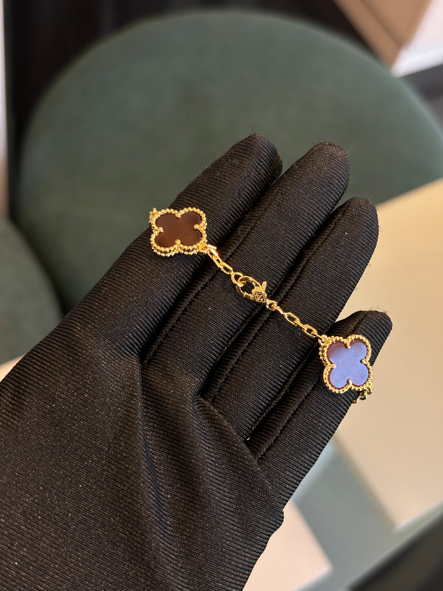 Pulsera flores VCA tinta