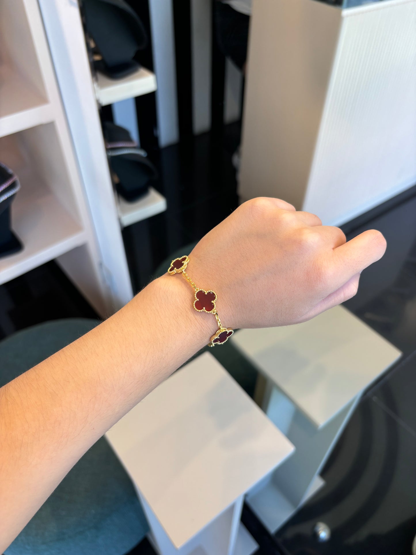 Pulsera flores VCA tinta