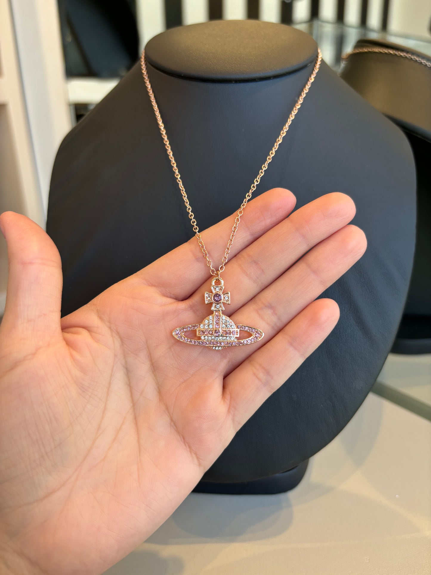 Collar vivianne rose gold