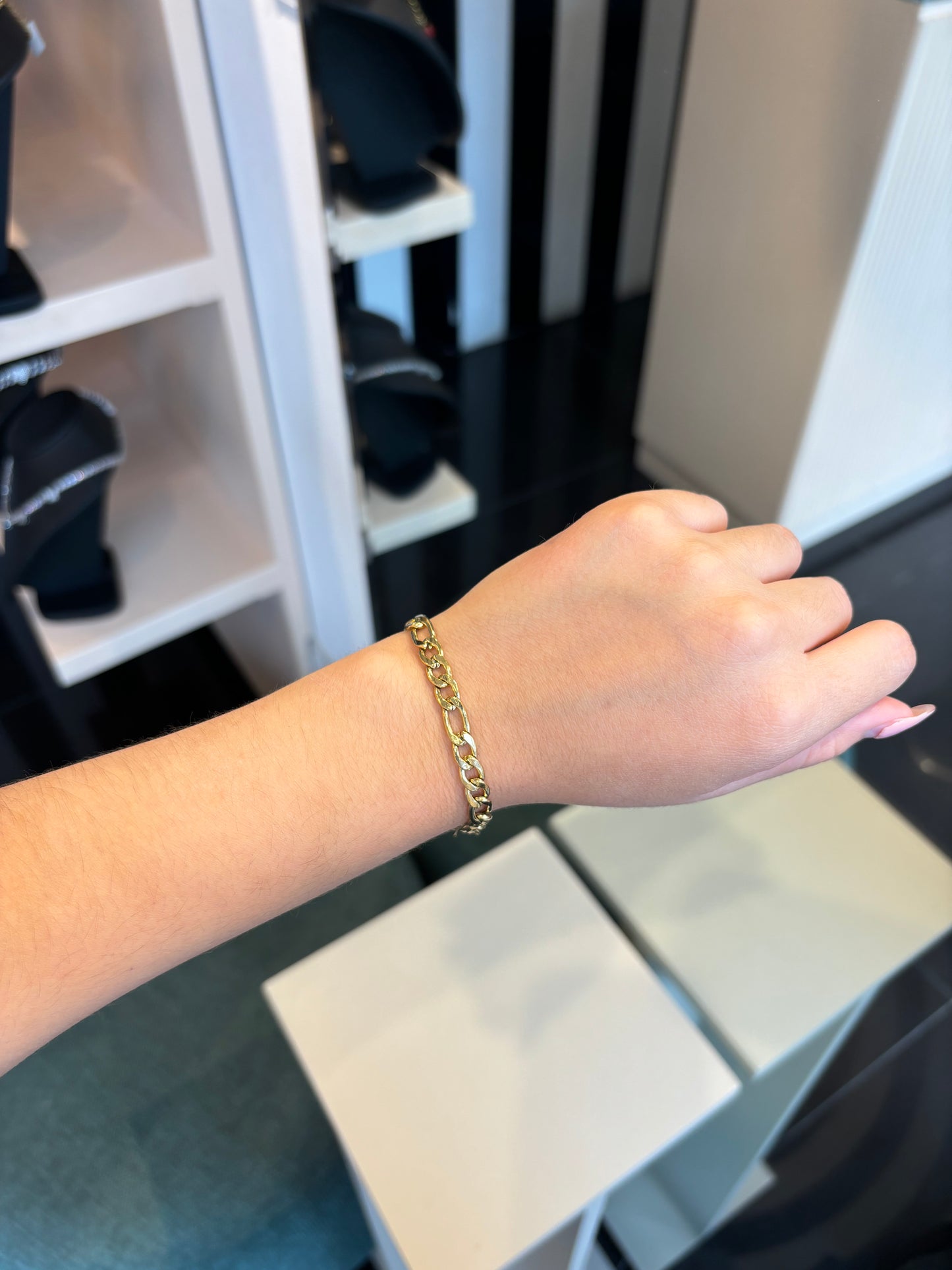 Pulsera eslabones gold