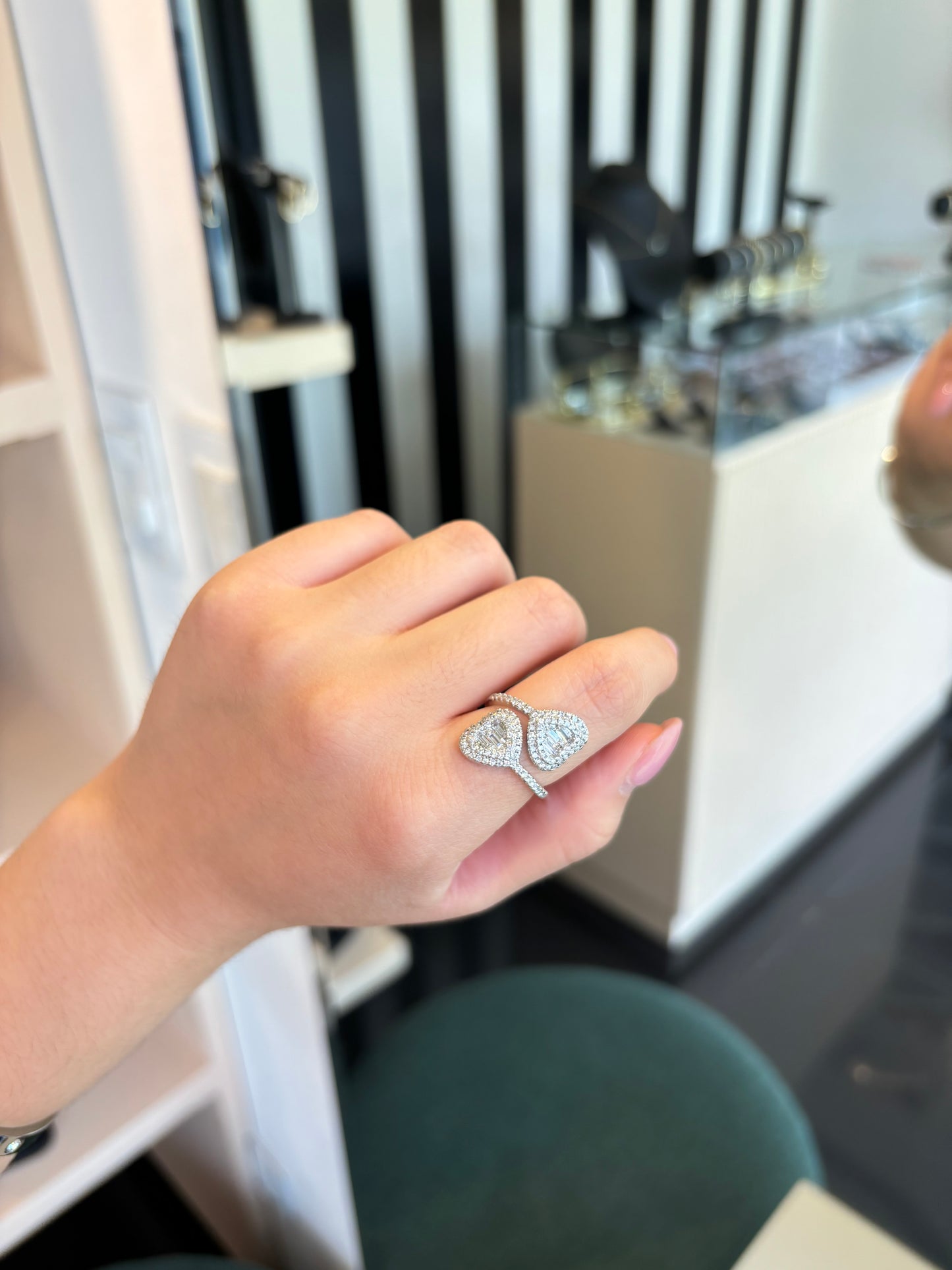 Anillo Corazones Ajustable