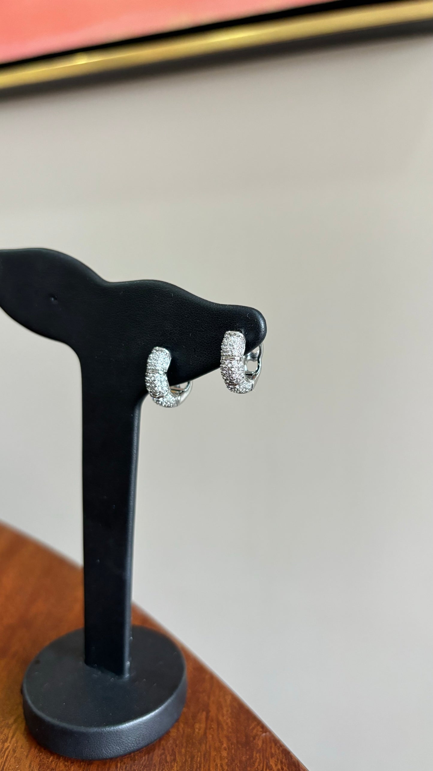 Coquetas zirconias plata