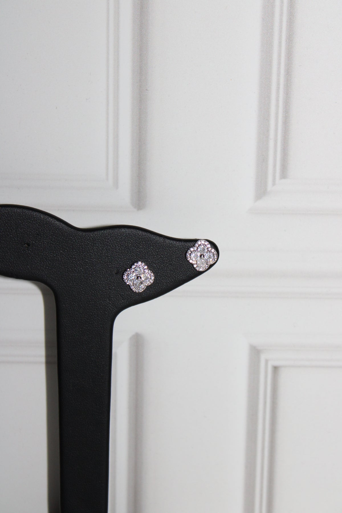Aretes flor plata