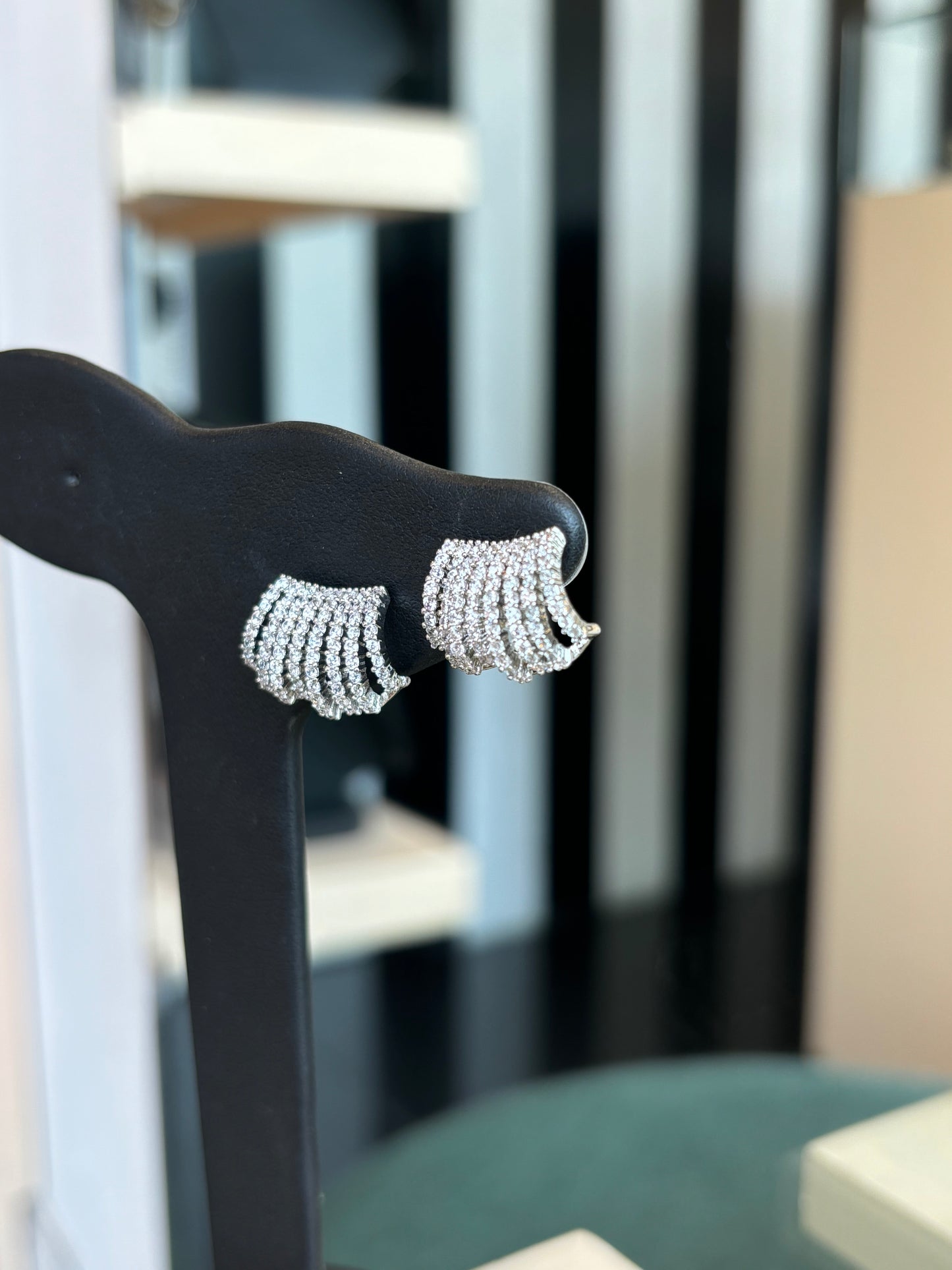 Aretes Zirconias plata