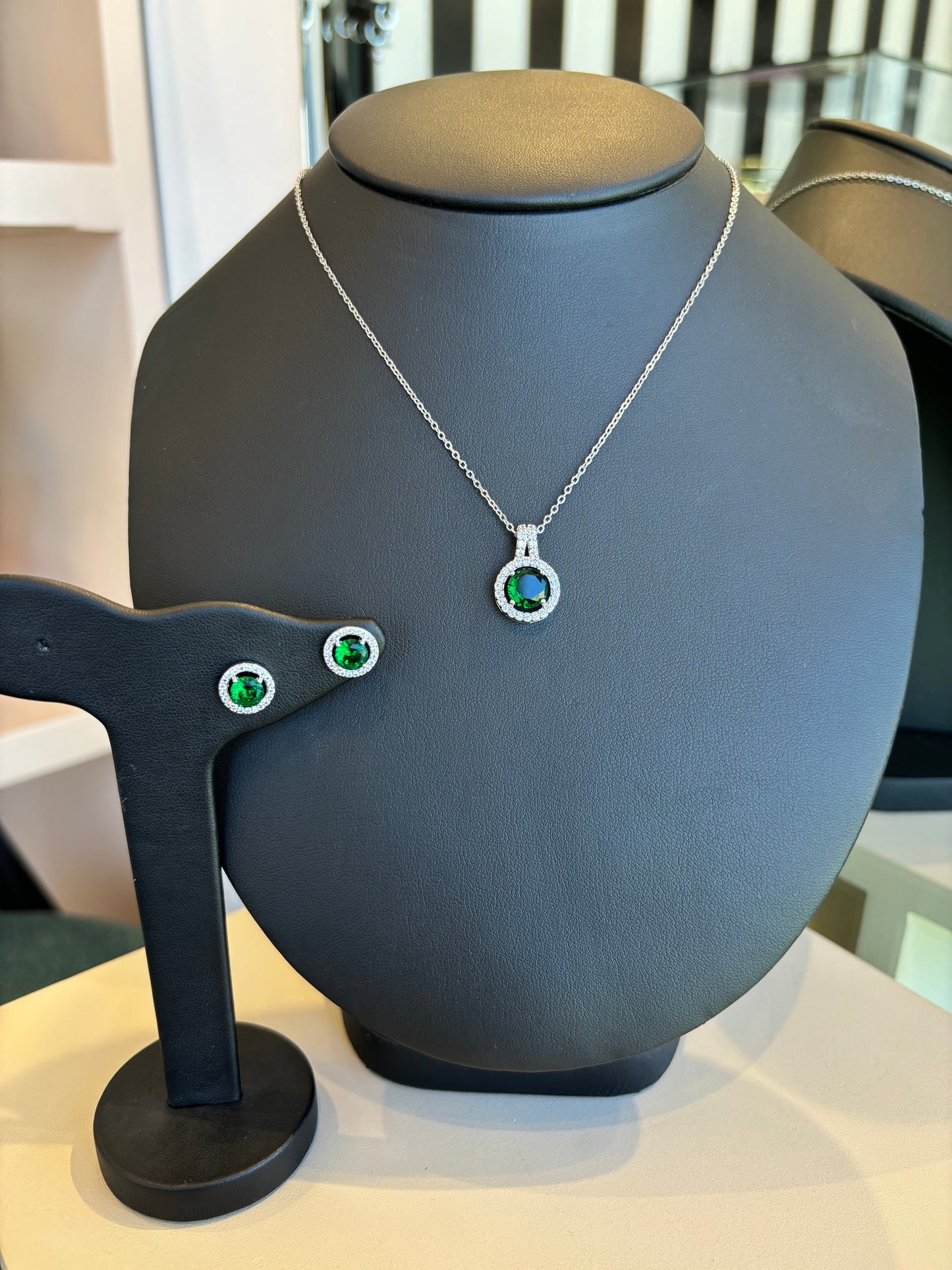 Set circular verde