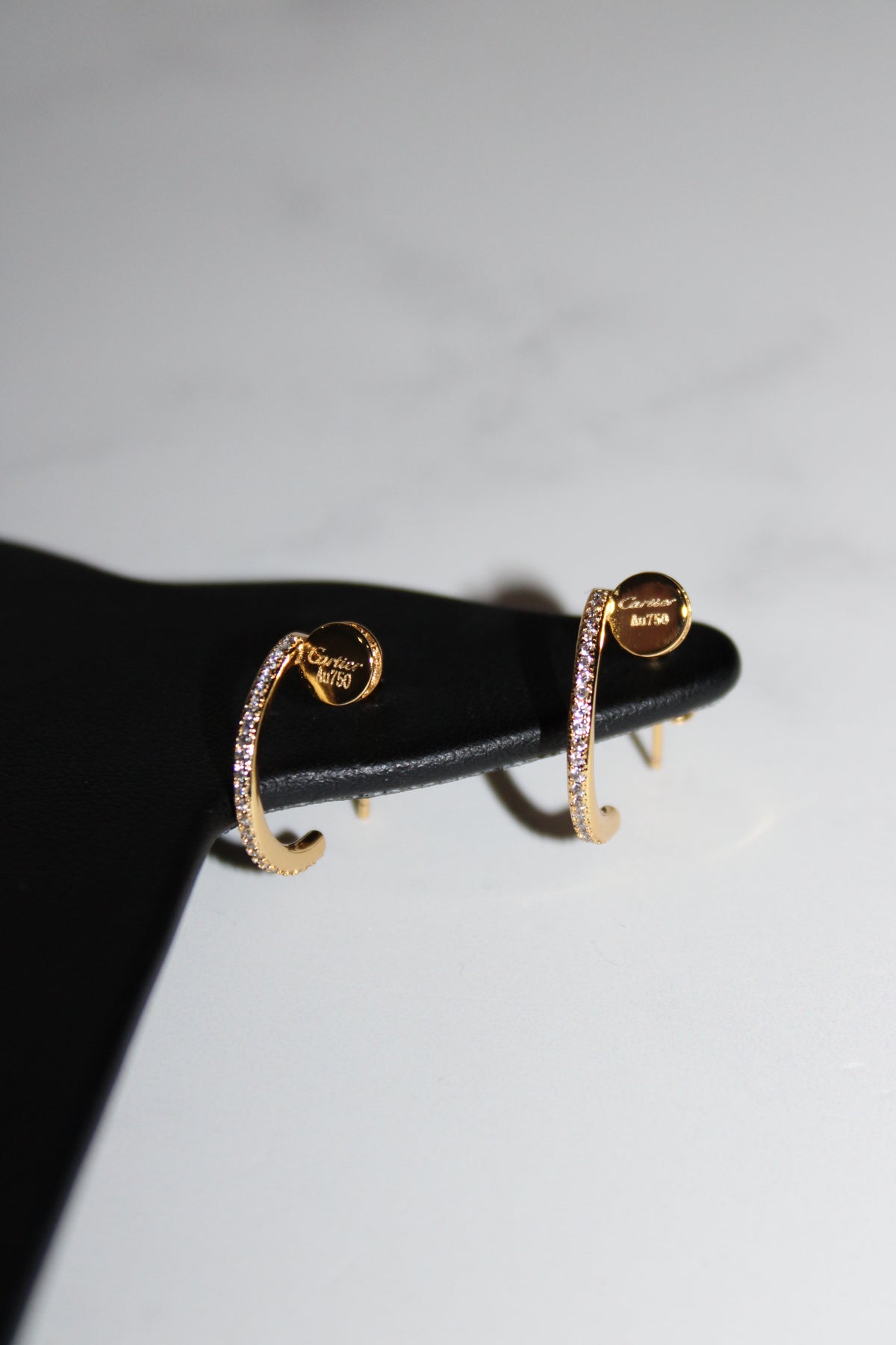 Aretes Clavo gold