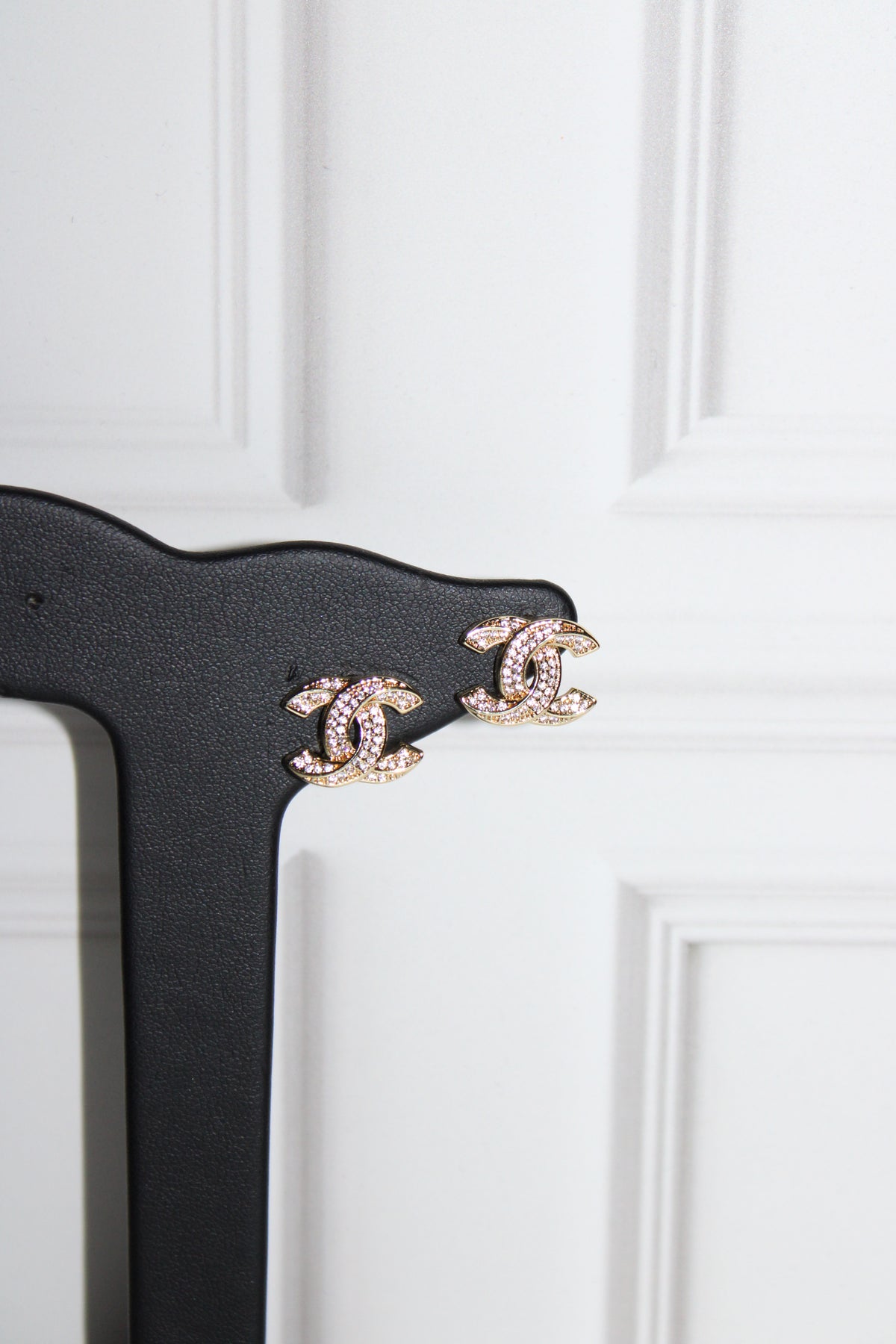 Aretes Chanel gold zirconias