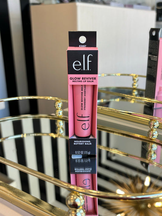 Elf glow reviver melting lip balm strawberry shortcake