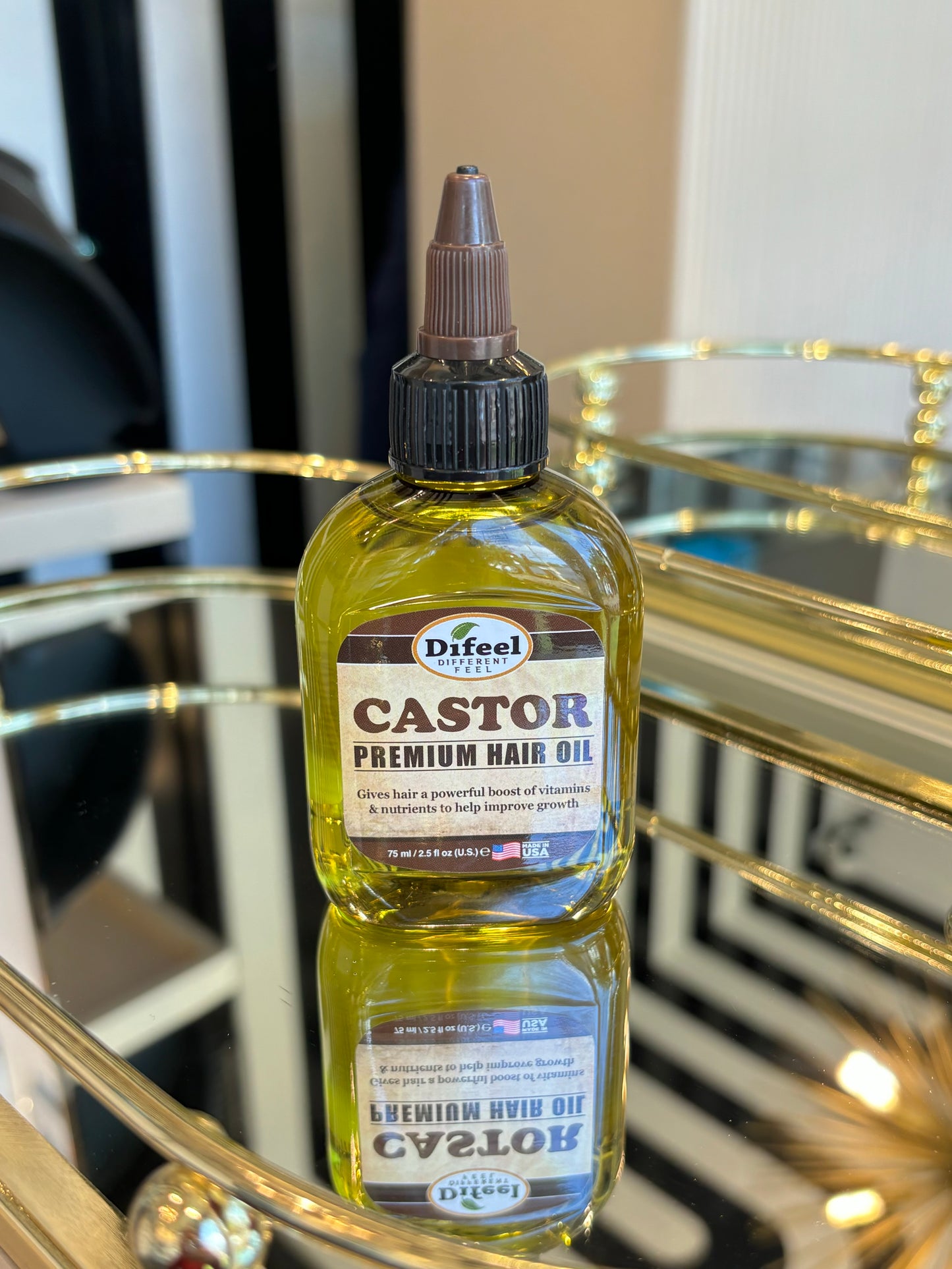 Difeel Castor Aceite de pelo