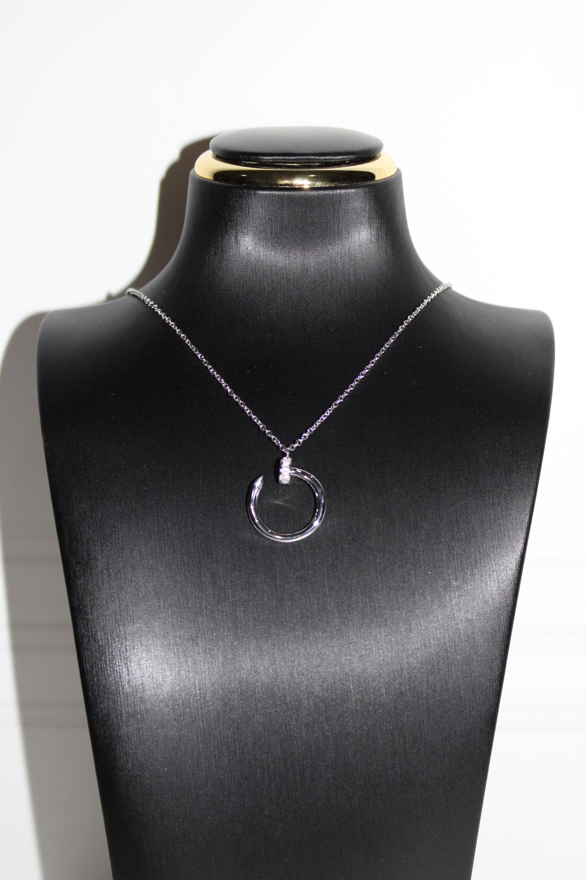Collar clavo cartier silver
