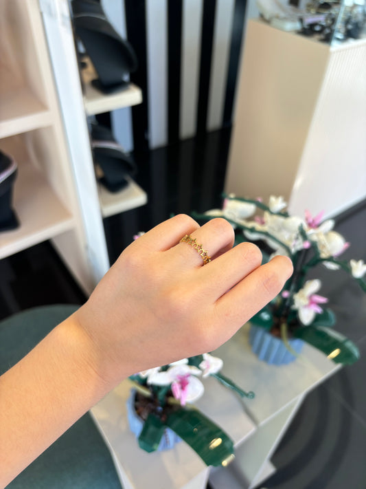 Anillo estrellas gold
