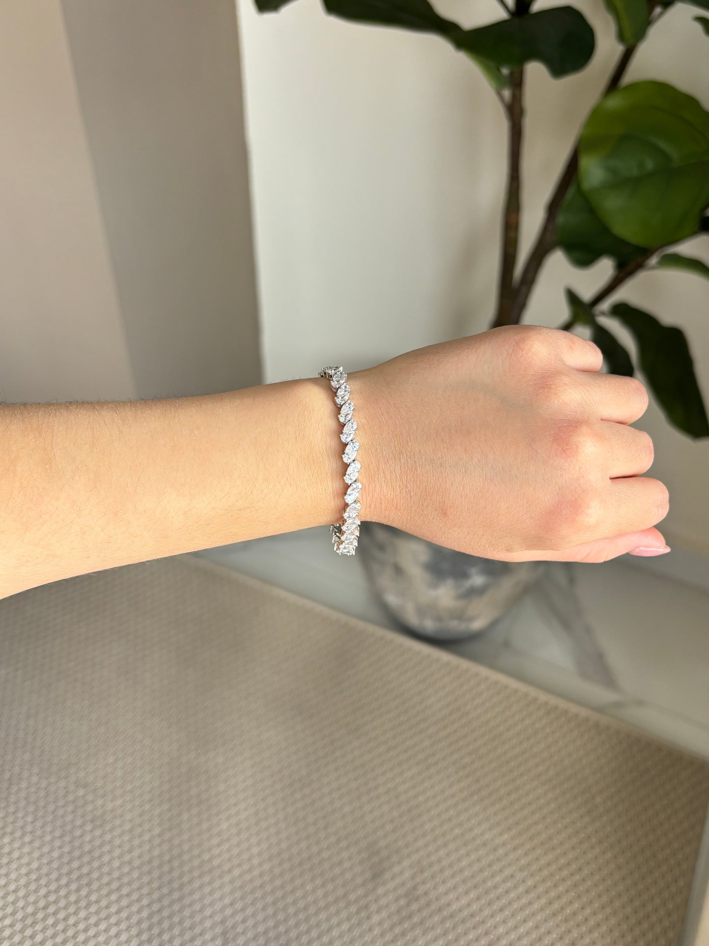 Pulsera Oval Plata.925
