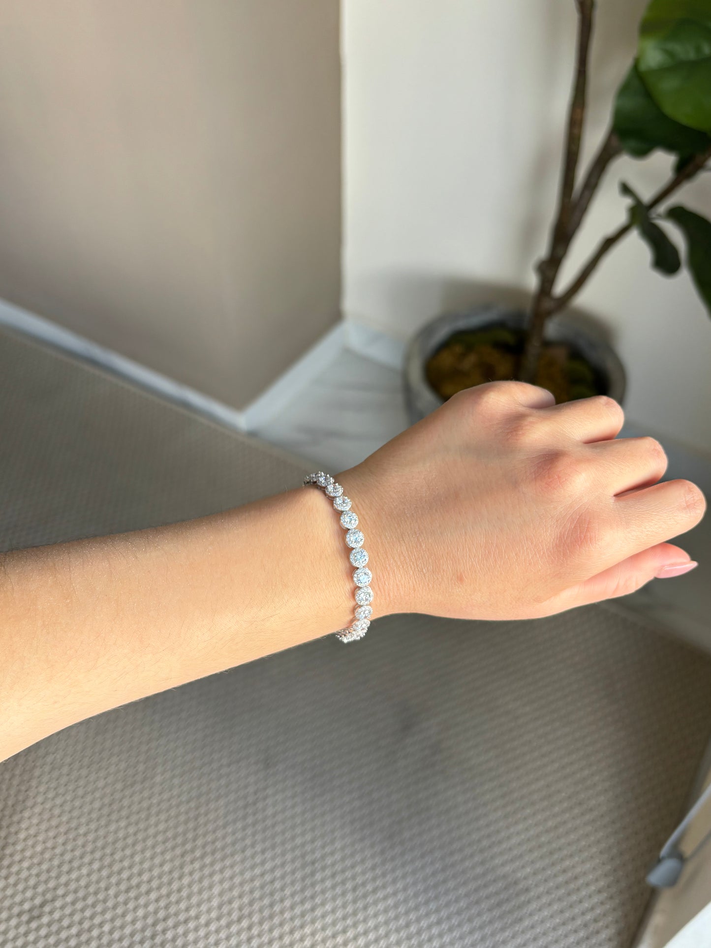 Pulsera Tiffany Plata.925