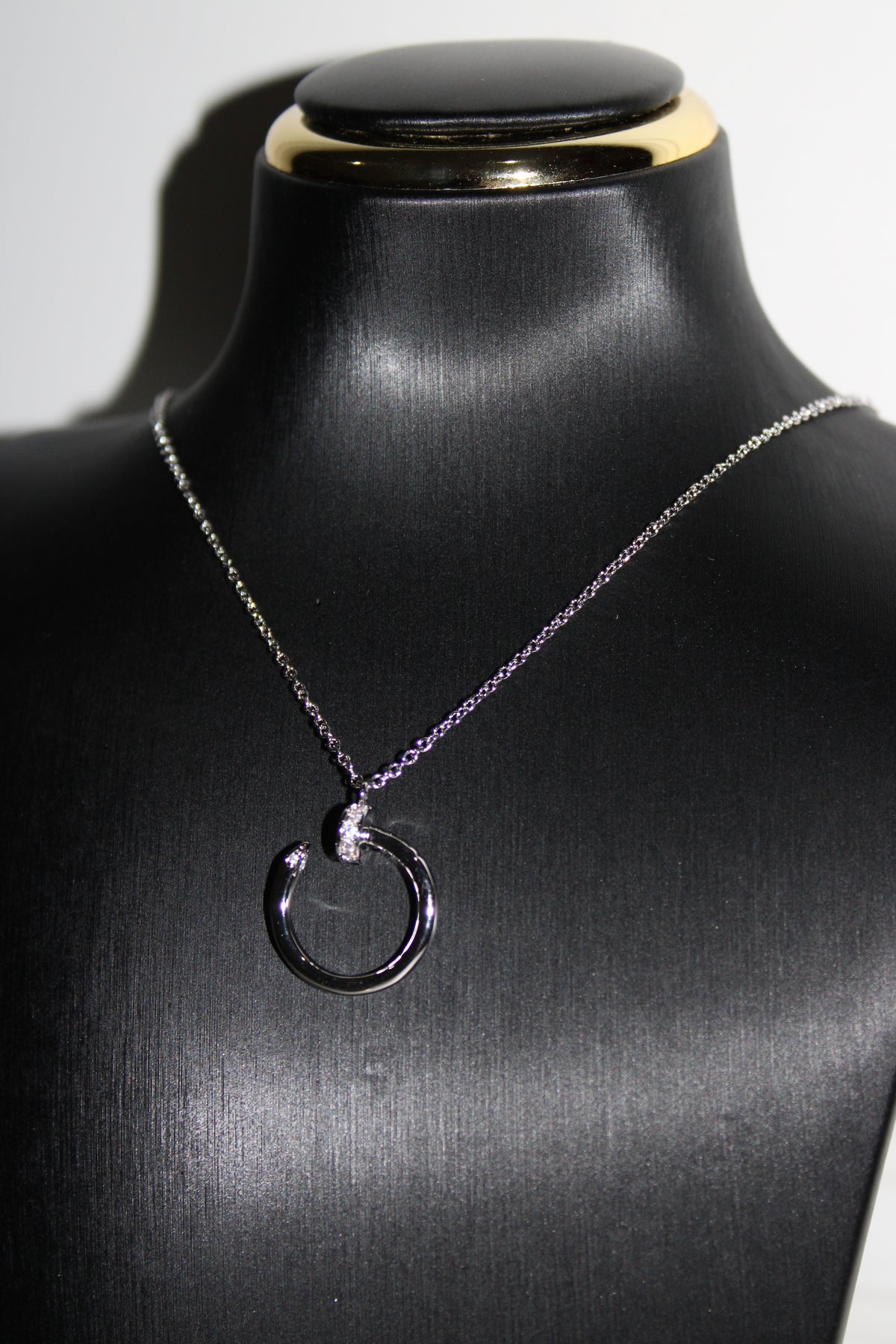 Collar clavo cartier silver