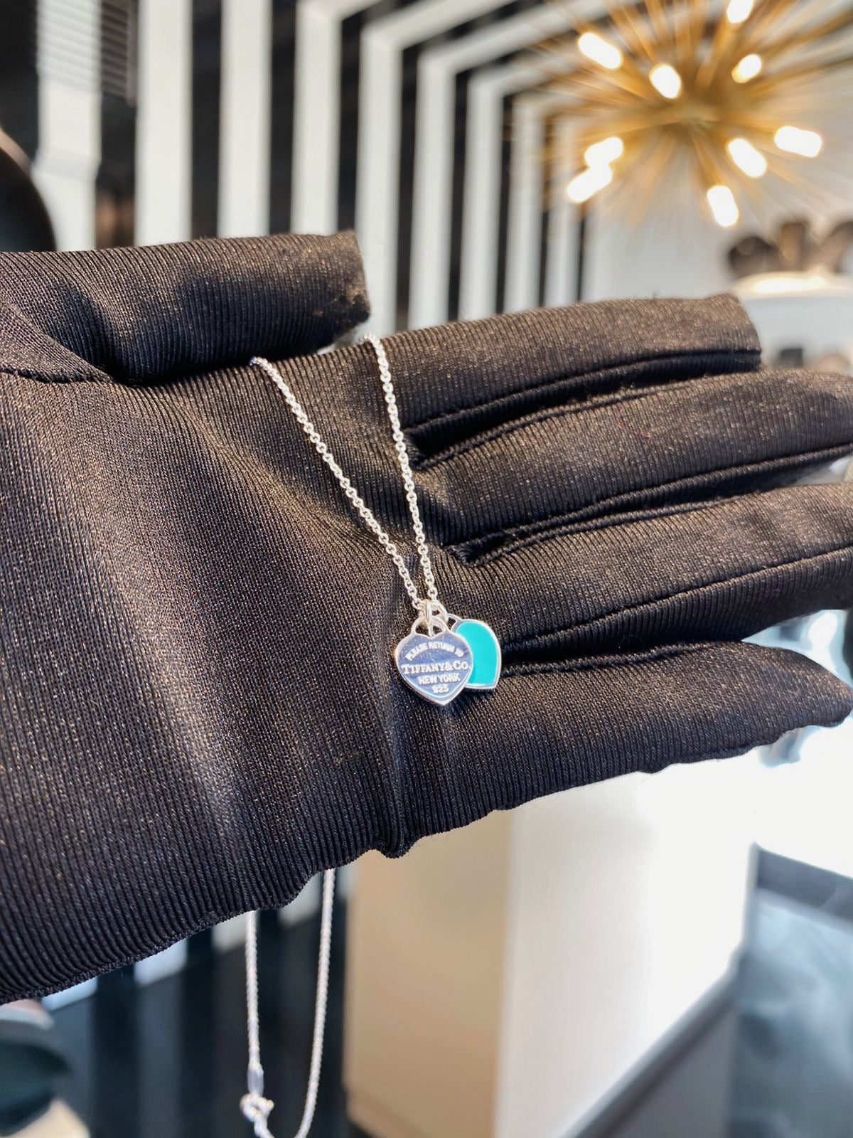Collar tiffany blue