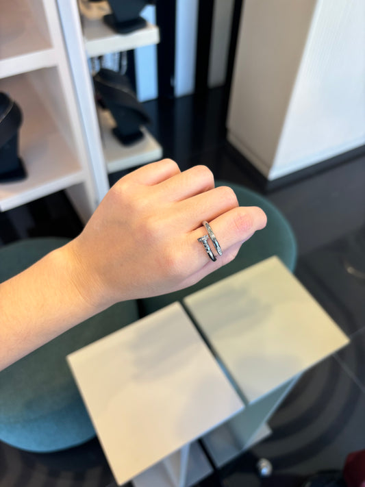 Anillo Clavo silver