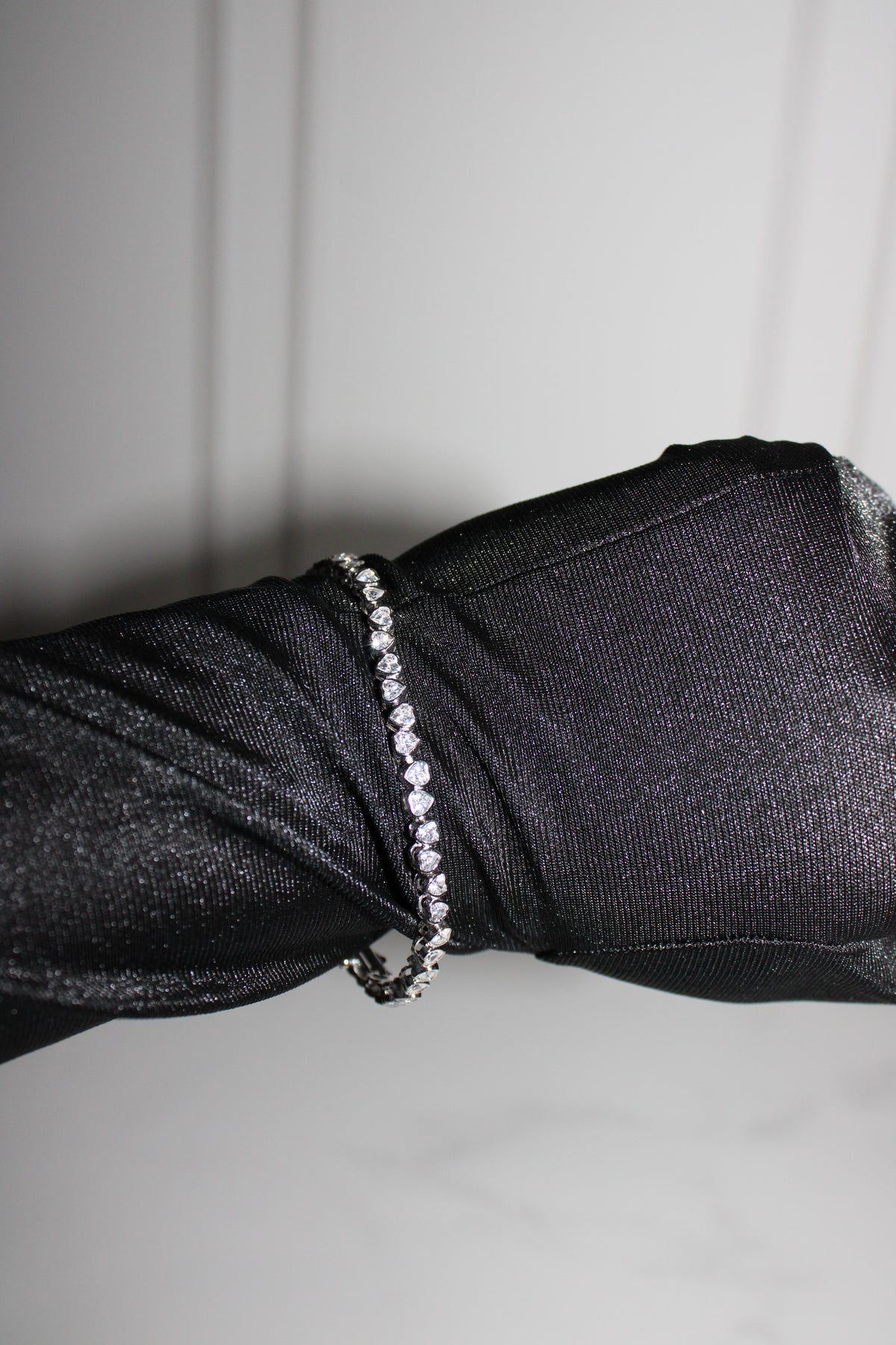 Pulsera corazones Plata.925
