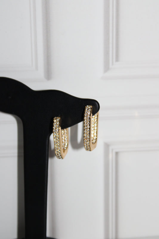 Coquetas Swarovski gold