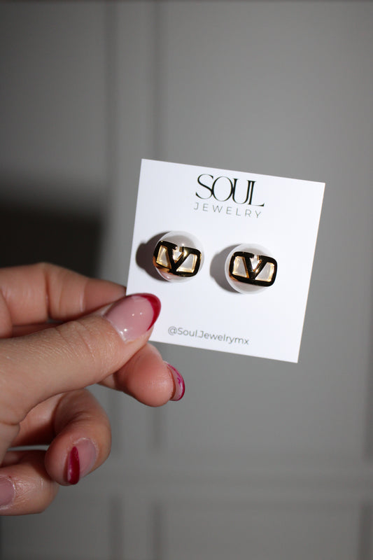 Aretes Valentino Perla