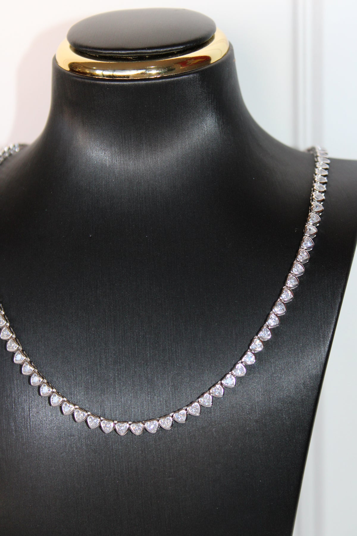 Collar Corazones Plata.925
