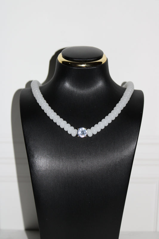 Collar White Circle