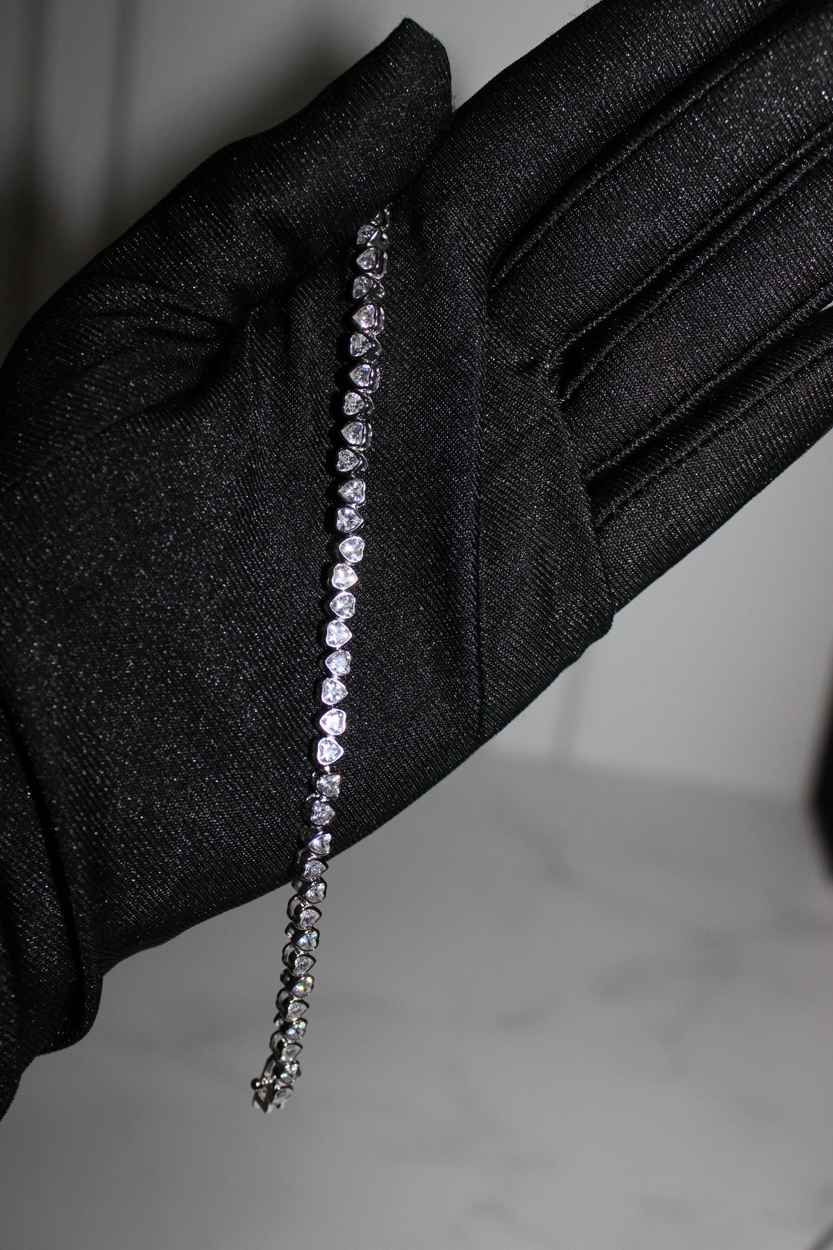 Pulsera corazones Plata.925