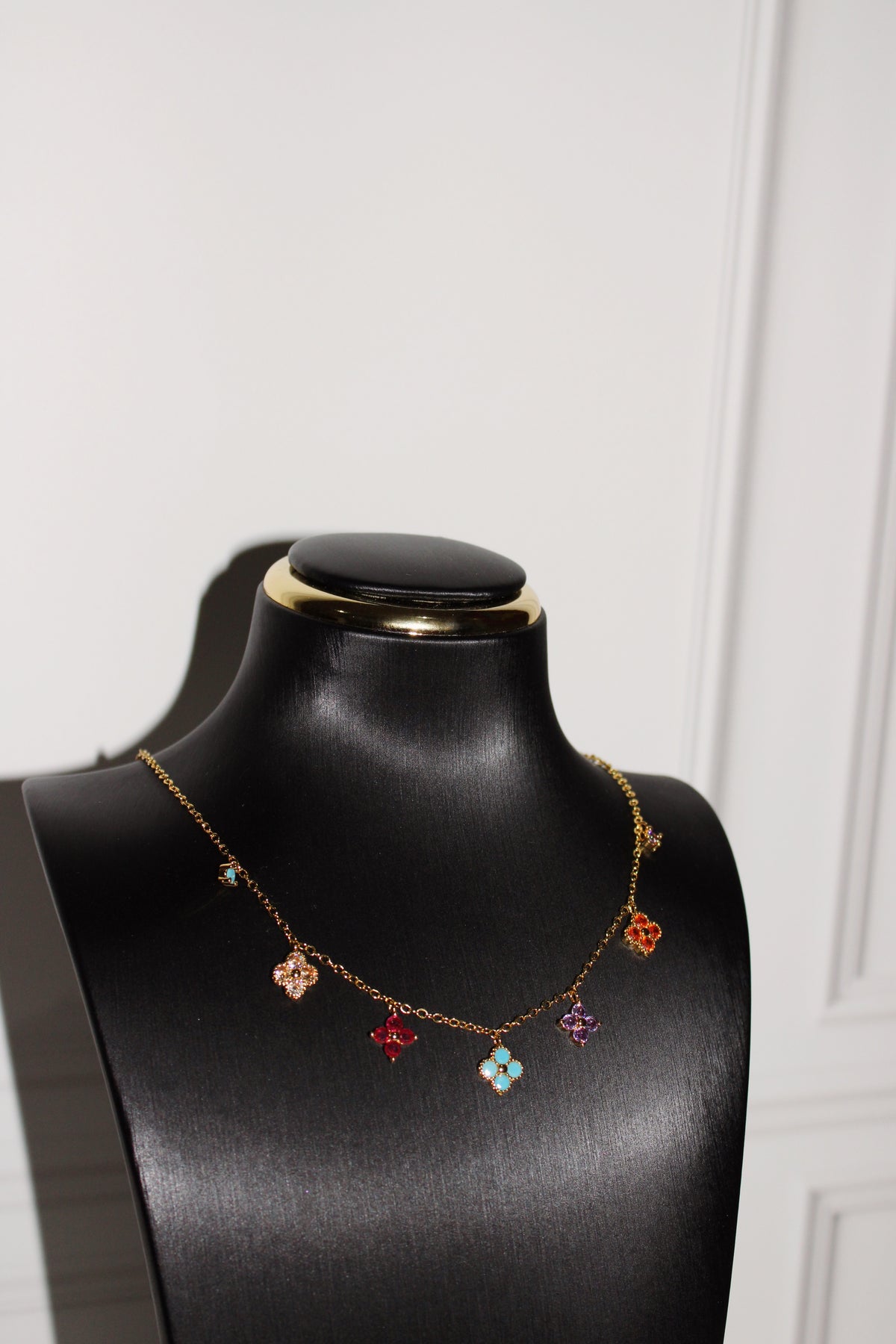 Collar flores colores