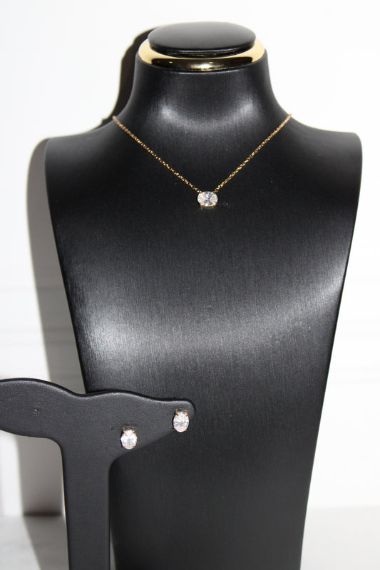 Set Oval Dorado