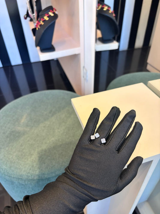 Anillo flores ajustable