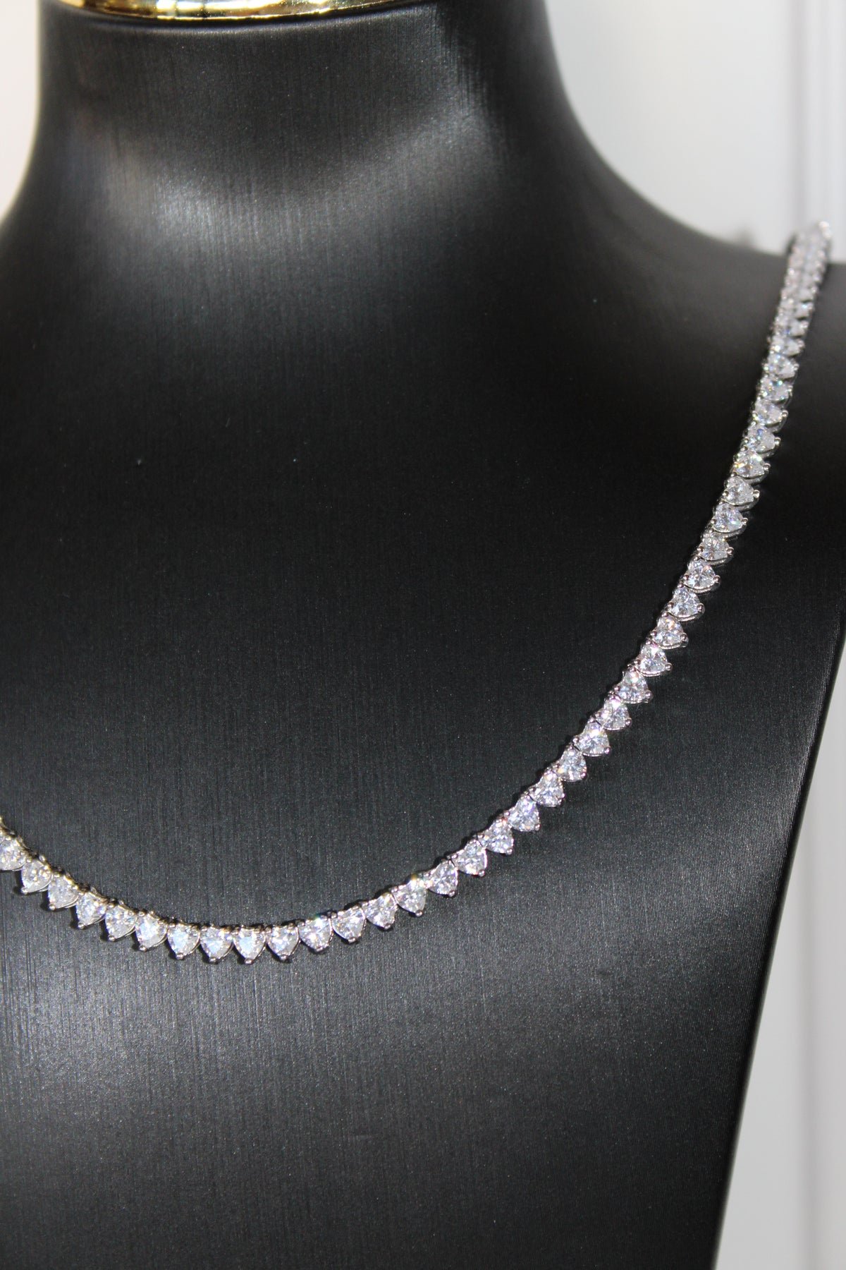 Collar Corazones Plata.925