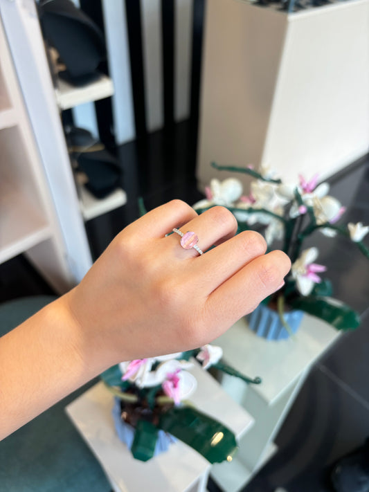 Anillo pink Plata.925
