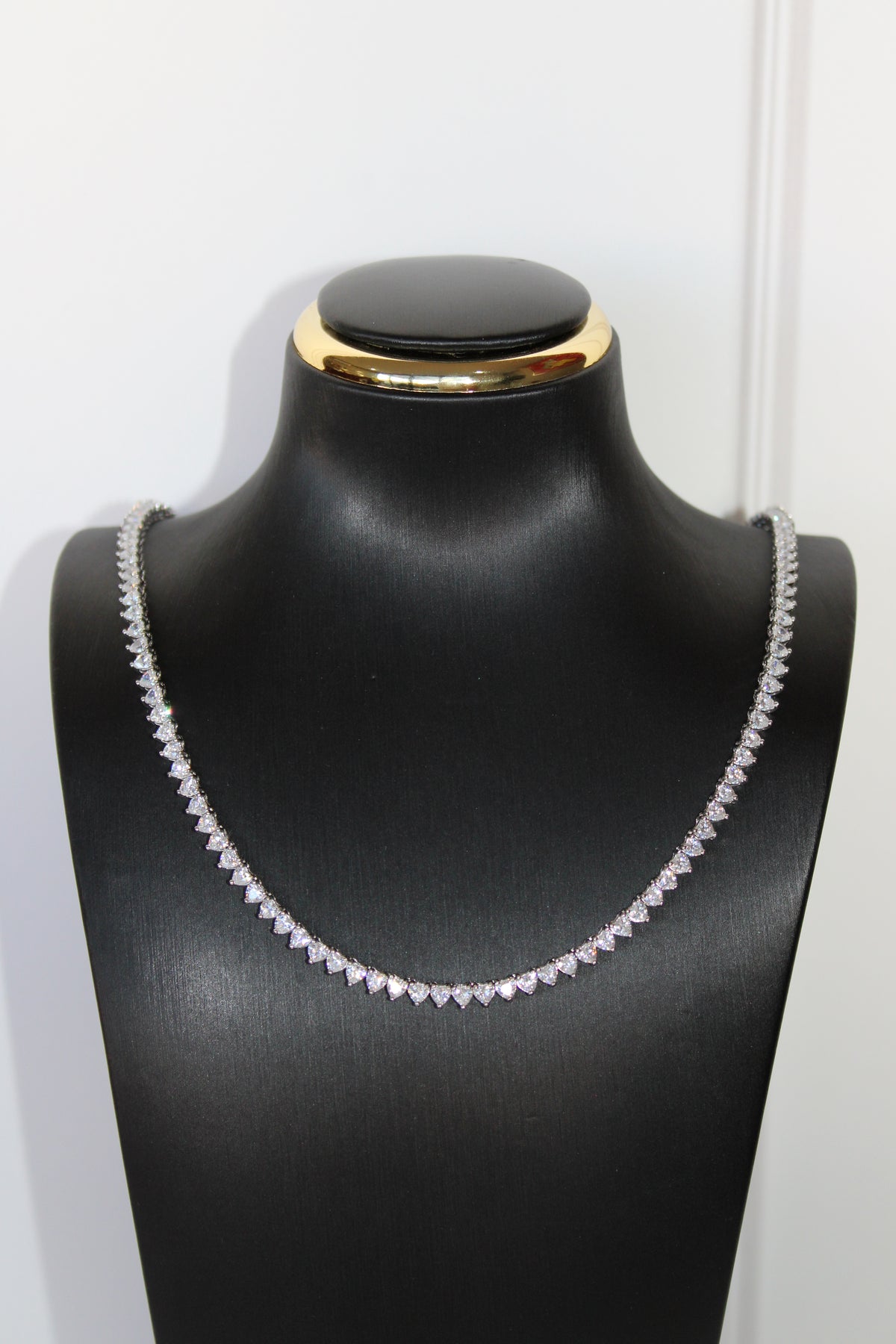 Collar Corazones Plata.925