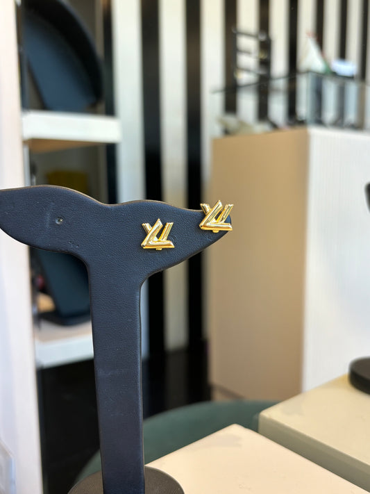 Aretes LV gold