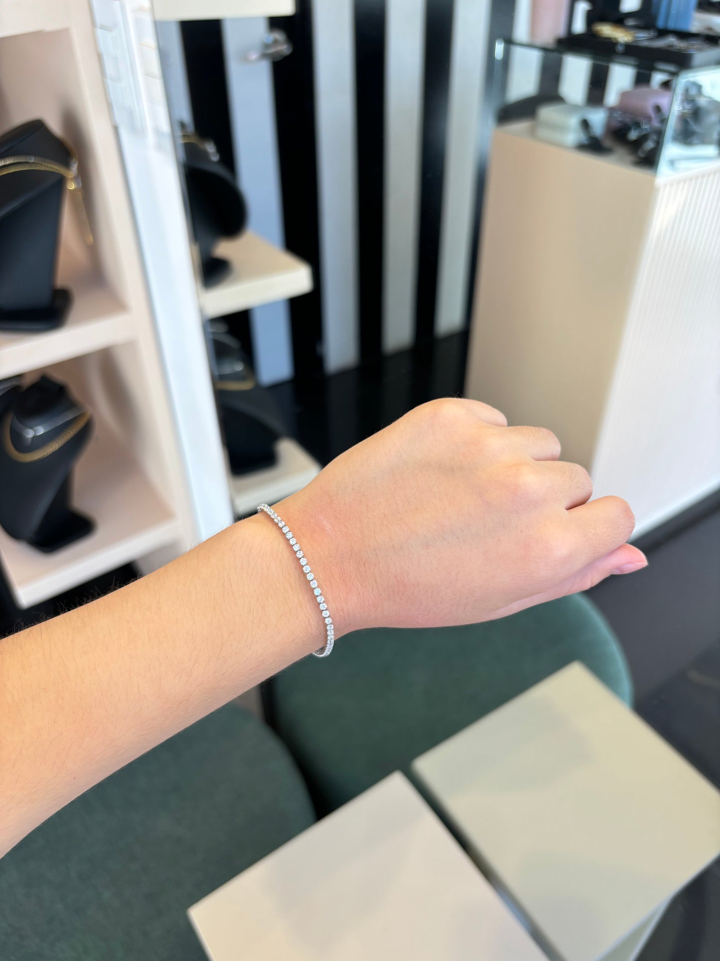 Pulsera tennis ajustable