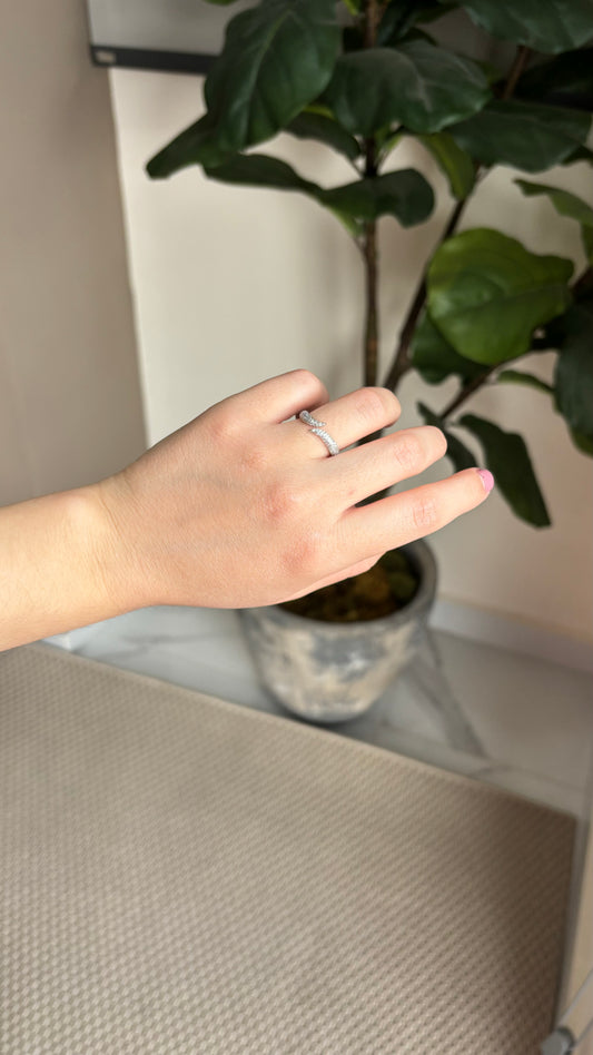 Anillo zirconias ajustable