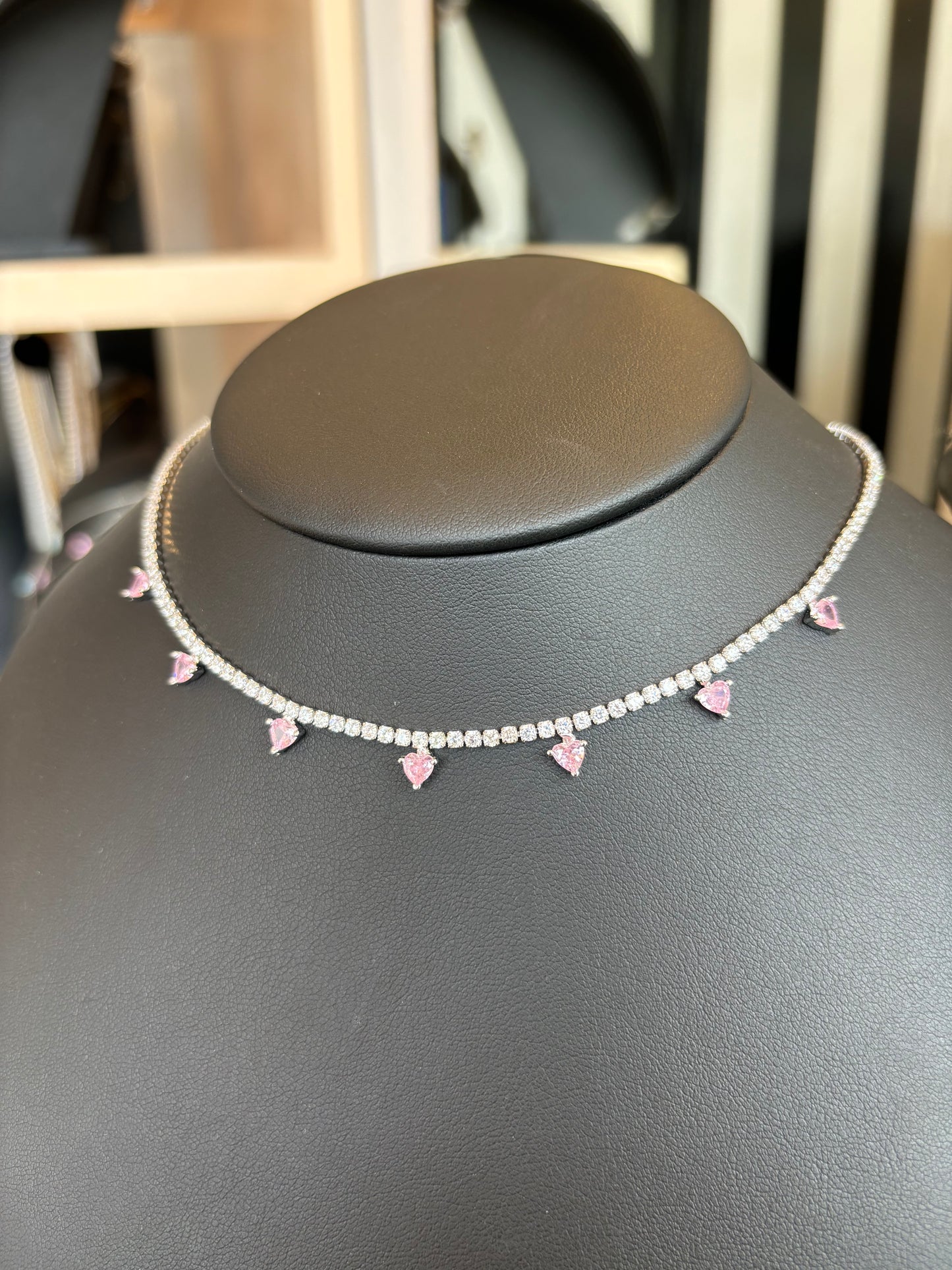 Collar Pink Corazones