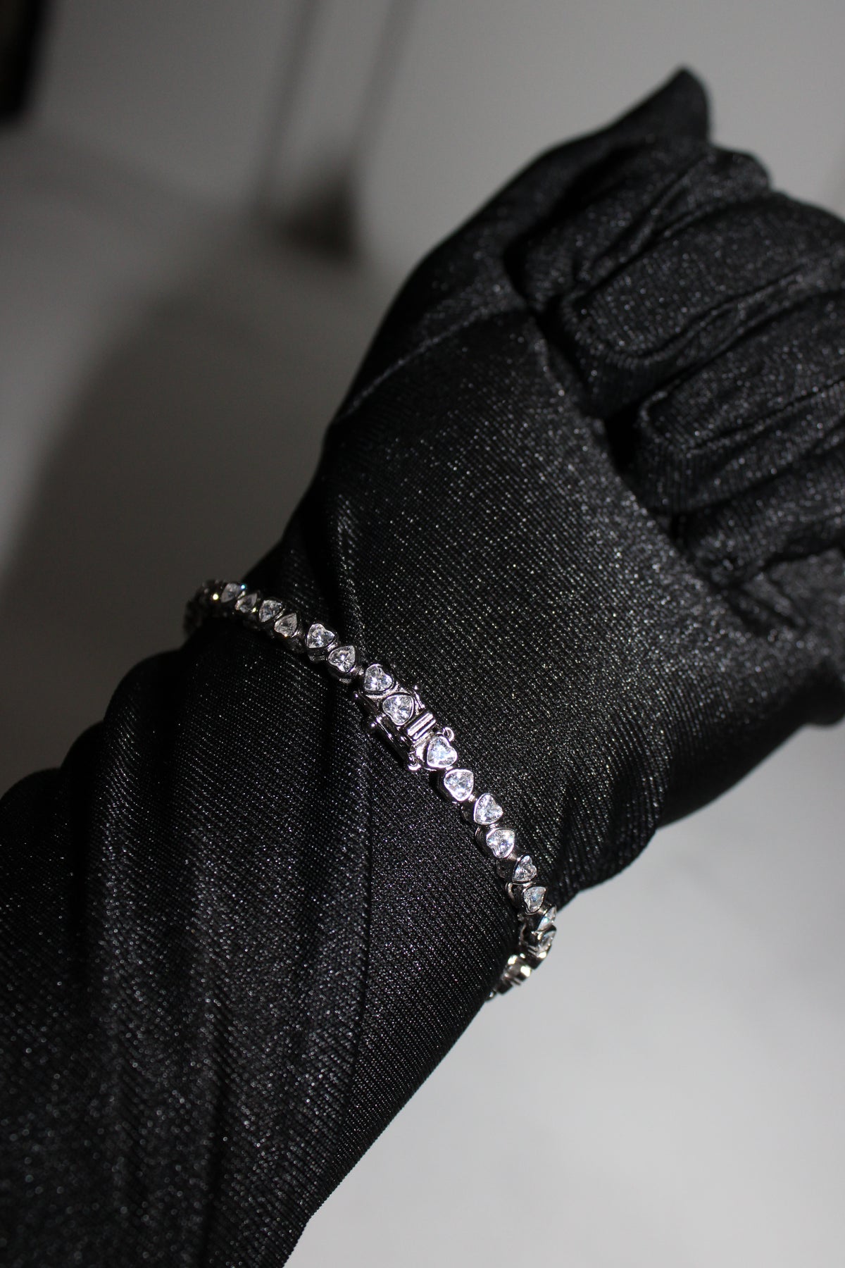 Pulsera corazones Plata.925