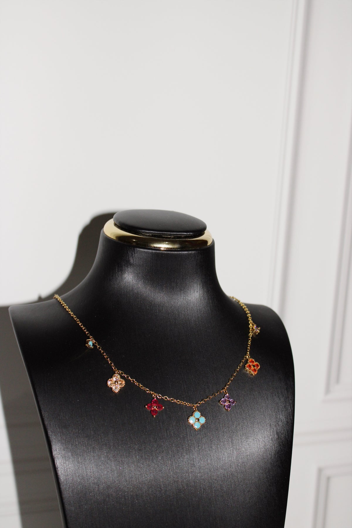 Collar flores colores
