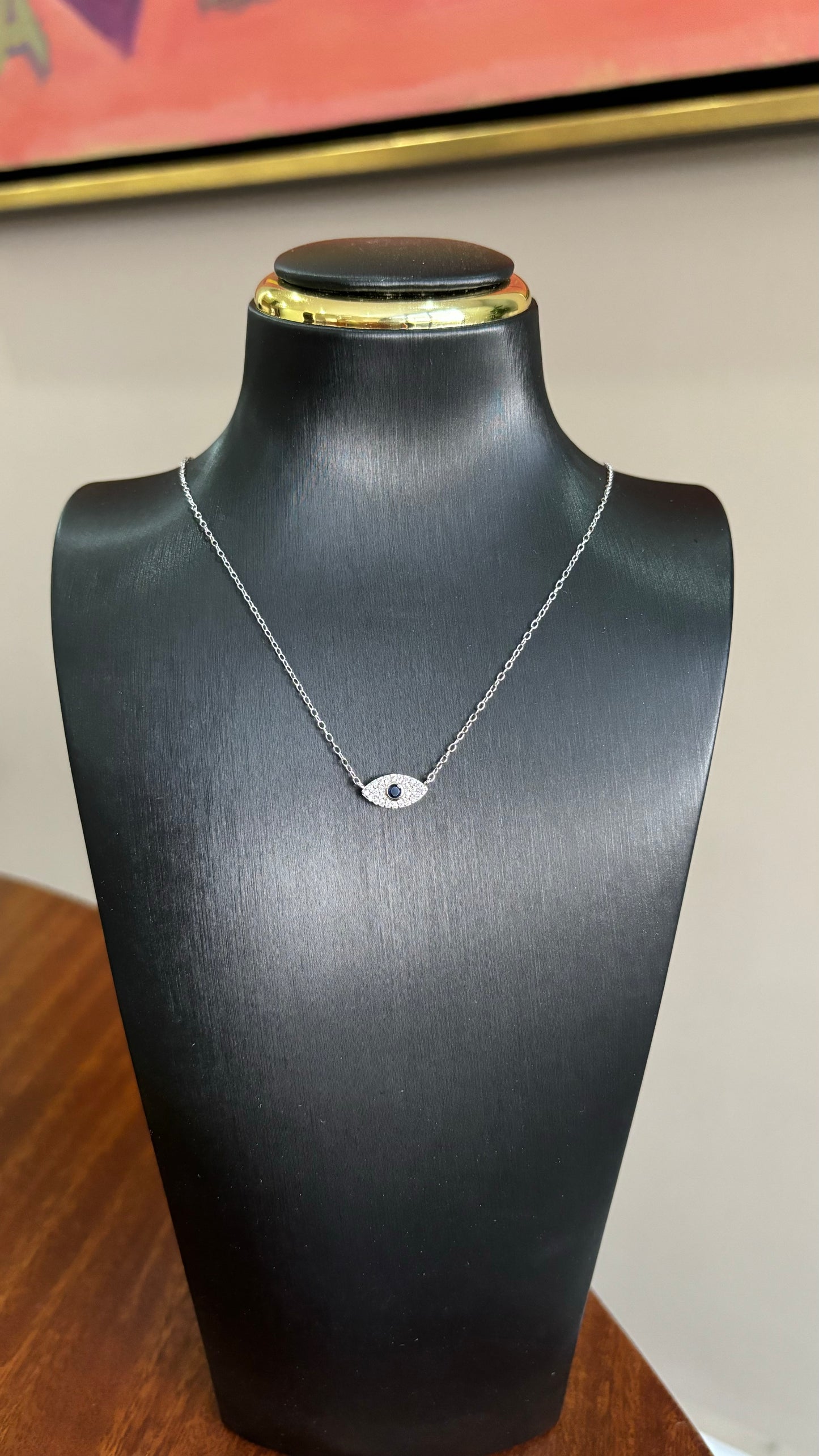 Collar Ojo Plata.925