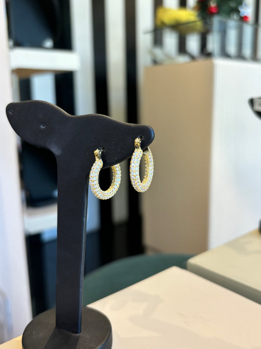 Coquetas gold zirconias