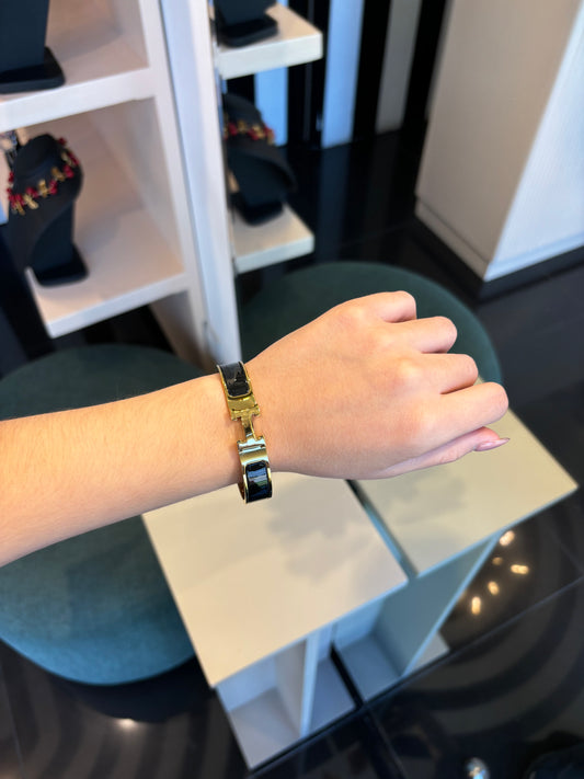 Brazalete Hermes negro