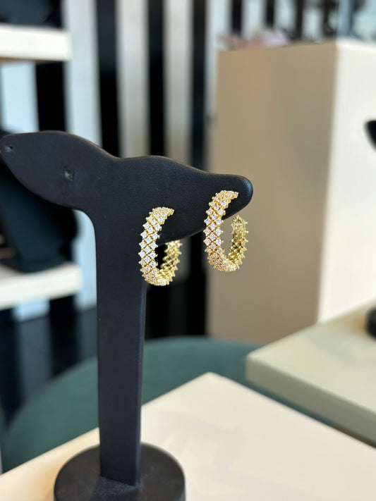 Coquetas zirconias gold