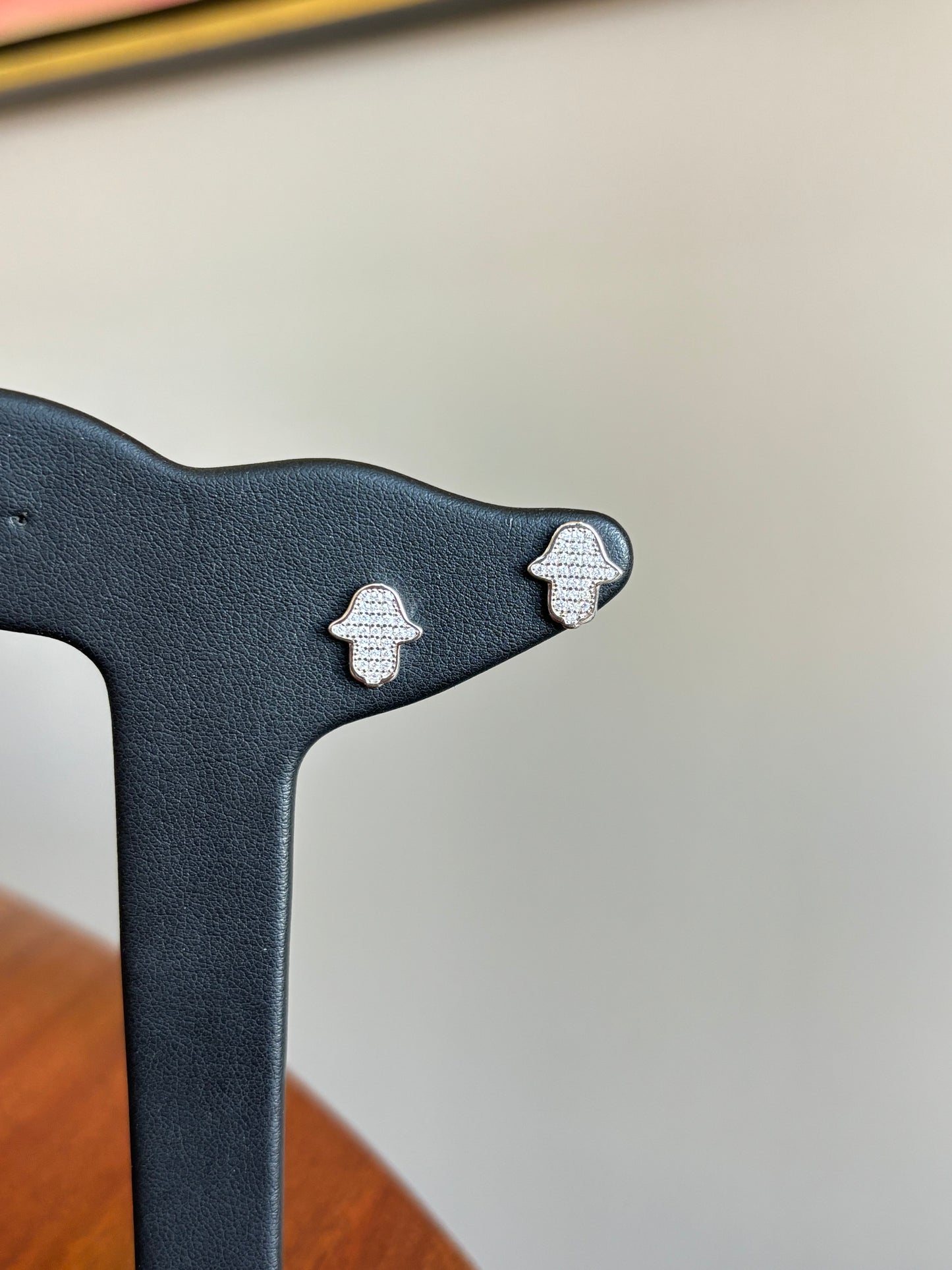 Aretes Mano Plata.925