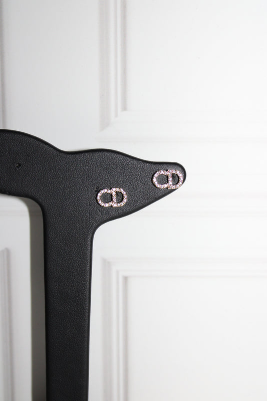 Aretes CD mini zirconias gold